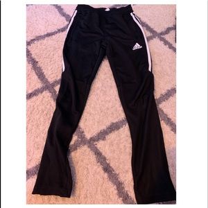 adidas black track pants SIZE MEDIUM